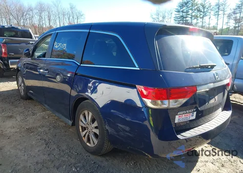 2014 Honda Odyssey Ex from USA, damaged, VIN 5FNRL5H49EB001658